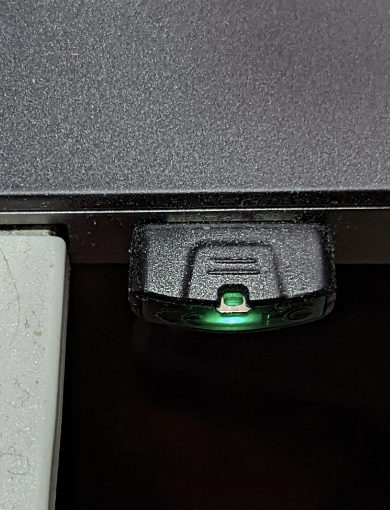 3Shape Dongle Plugged into Laptop